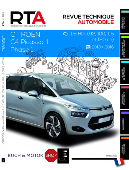 RTA: Citroën C4 II ab 10/2010 C4 II Picasso from 2013on